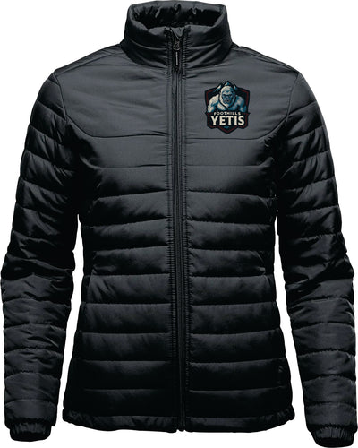 WOMEN'S NAUTILUS QUILTED JACKET - QX-1W - FOOTHILLS YETIS - EMB