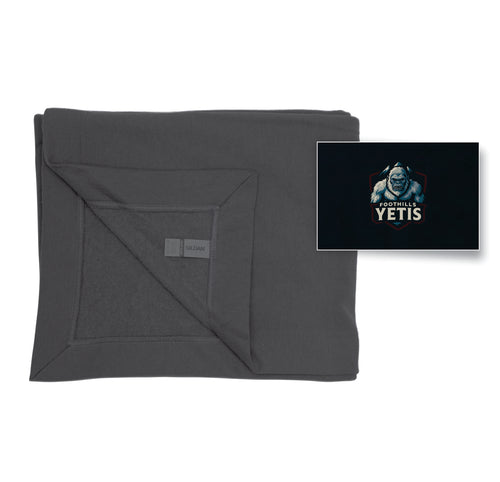 GILDAN FLEECE STADIUM BLANKET - 18900 - FOOTHILLS YETIS - EMB