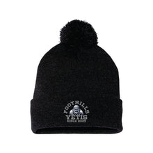 Load image into Gallery viewer, POM-POM CUFFED TOQUE - SP15 - FOOTHILLS YETIS - EMB
