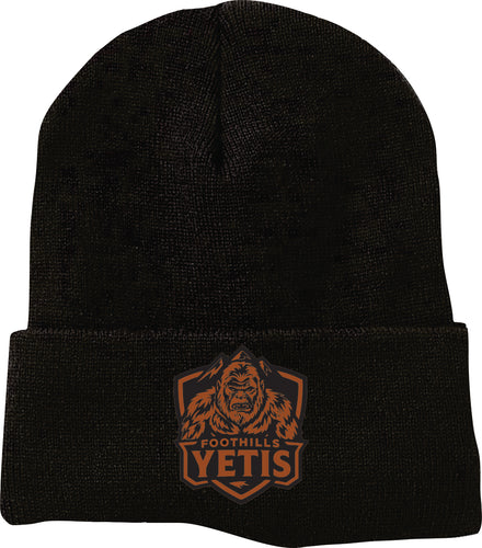 CUFFED TOQUE - SP12 - FOOTHILLS YETIS - EMB or PATCH