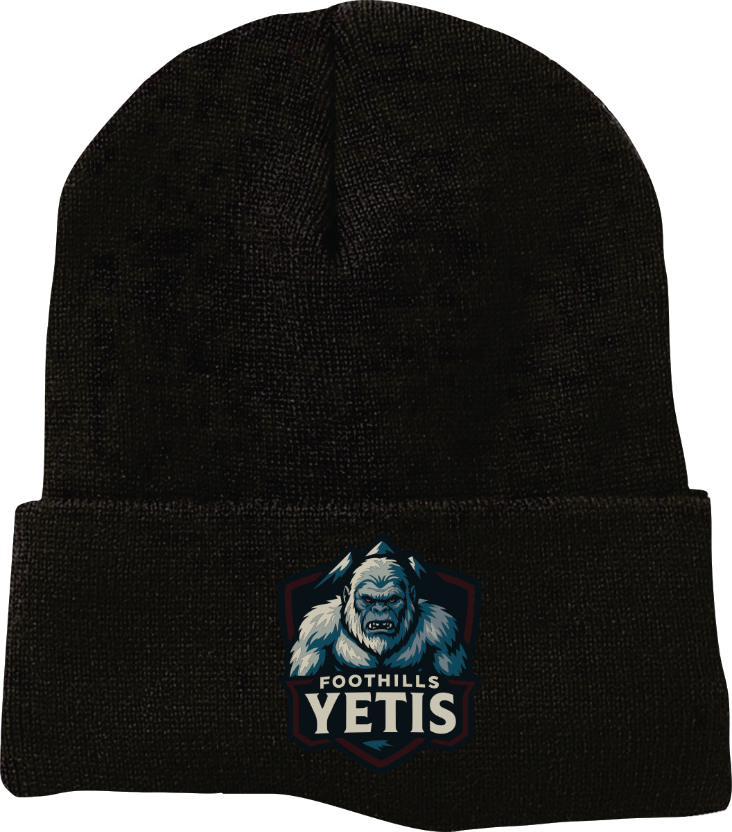 CUFFED TOQUE - SP12 - FOOTHILLS YETIS - EMB or PATCH