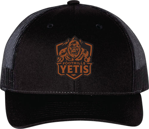 RICHARDSON LOW PRO TRUCKER CAP - 115 - FOOTHILLS YETIS - PATCH