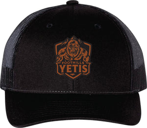 RICHARDSON LOW PRO TRUCKER CAP - 115 - FOOTHILLS YETIS - PATCH