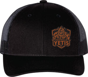 RICHARDSON LOW PRO TRUCKER CAP - 115 - FOOTHILLS YETIS - PATCH