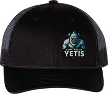 Load image into Gallery viewer, RICHARDSON LOW PRO TRUCKER CAP - 115 - FOOTHILLS YETIS - EMB