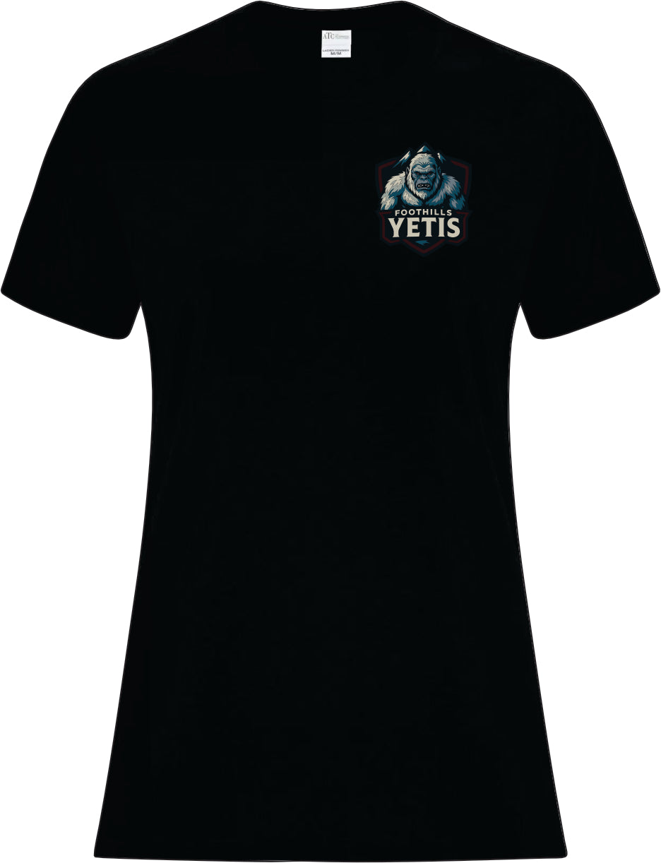 LADIES' EVERYDAY COTTON TSHIRT - ATC1000L - FOOTHILLS YETIS - HP