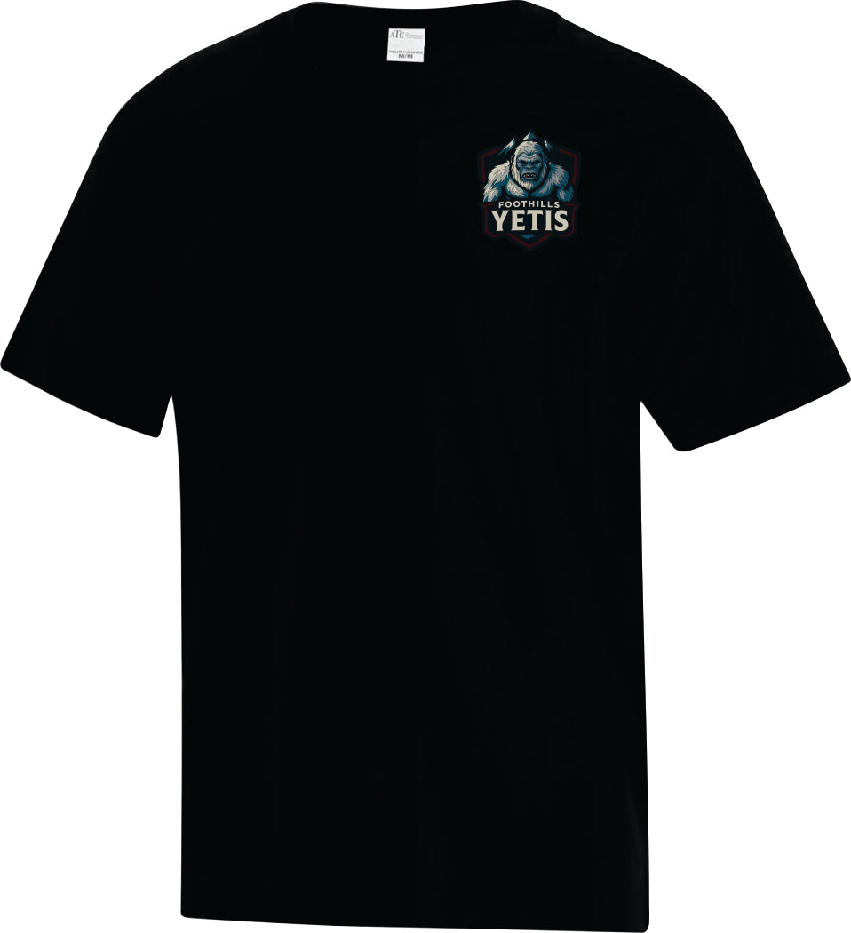 UNISEX EVERYDAY COTTON TSHIRT - ATC1000 - FOOTHILLS YETIS - HP