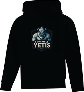 YOUTH EVERYDAY FLEECE HOODIE - ATCY2500 - FOOTHILLS YETIS - HP FULL FRONT