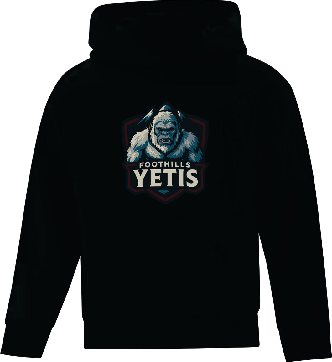 YOUTH EVERYDAY FLEECE HOODIE - ATCY2500 - FOOTHILLS YETIS - HP FULL FRONT