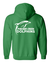 Load image into Gallery viewer, UNISEX GILDAN FULL-ZIP SWEATSHIRT - 18600 - PC DOLPHINS - HP