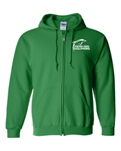 Load image into Gallery viewer, UNISEX GILDAN FULL-ZIP SWEATSHIRT - 18600 - PC DOLPHINS - HP