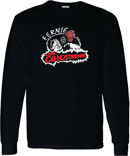 UNISEX HEAVY COTTON LONG SLEEVE - 5400 - FERNIE GHOSTRIDERS - HP