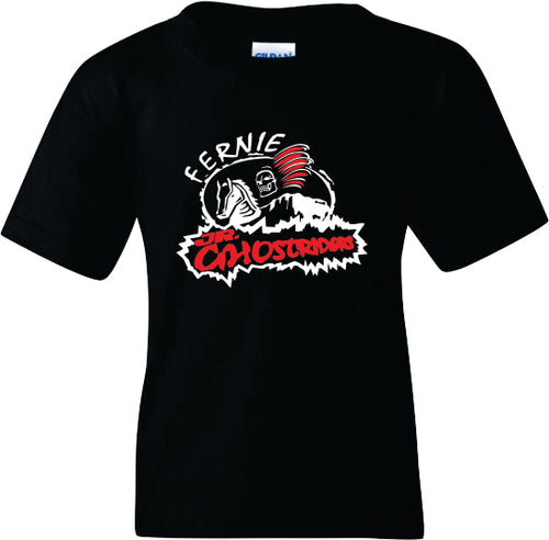 YOUTH HEAVY COTTON TSHIRT - 500B - FERNIE GHOSTRIDERS - HP