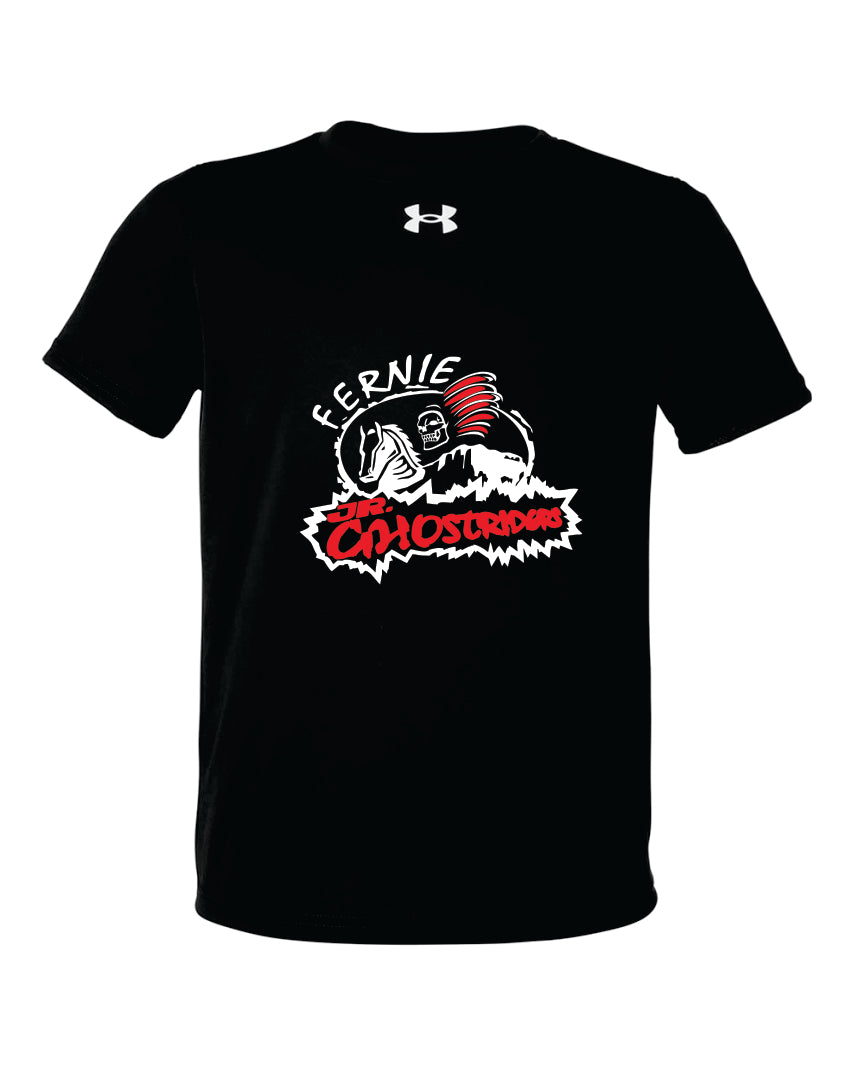 YOUTH UNDER ARMOUR TECH TEAM TSHIRT - 1377487 - FERNIE GHOSTRIDERS - HP