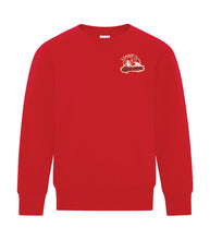Load image into Gallery viewer, YOUTH FLEECE CREWNECK SWEATSHIRT- ATCY2400 - FERNIE GHOSTRIDERS - EMB