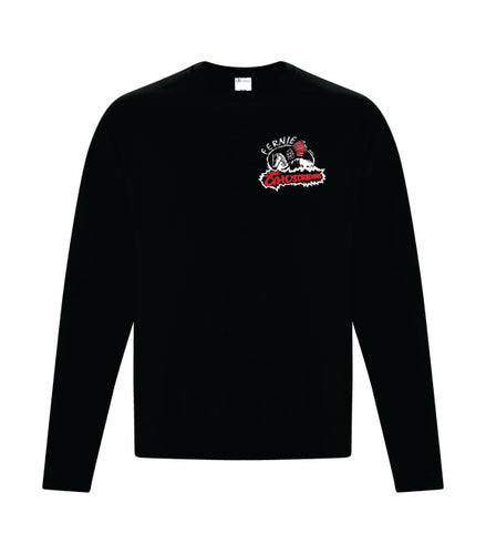 UNISEX EVERYDAY FLEECE CREWNECK SWEATSHIRT - ATCF2400 - FERNIE GHOSTRIDERS- EMB