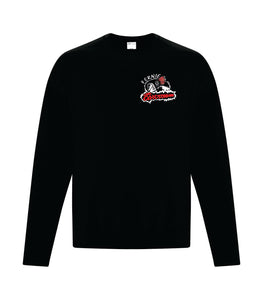 UNISEX EVERYDAY FLEECE CREWNECK SWEATSHIRT - ATCF2400 - FERNIE GHOSTRIDERS- EMB