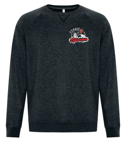 UNISEX VINTAGE CREWNECK SWEATSHIRT - F2046 - FERNIE GHOSTRIDERS - EMB