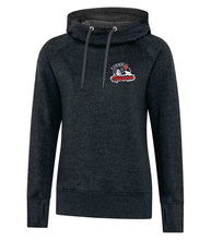 Load image into Gallery viewer, LADIES&#39; VINTAGE HOODED SWEATSHIRT - L2045 - FERNIE GHOSTRIDERS - EMB