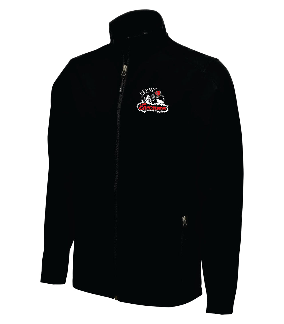 UNISEX COAL HARBOUR SOFT SHELL JACKET - J7603 - FERNIE GHOSTRIDERS - EMB