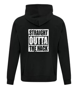 YOUTH EVERYDAY FLEECE HOODIE - ATCY2500 - "STRAIGHT OUTTA THE HACK" - PATCH & HP