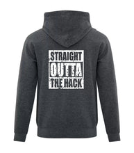 Load image into Gallery viewer, UNISEX EVERYDAY FLEECE HOODIE - ATCF2500 - &quot;STRAIGHT OUTTA THE HACK&quot; - PATCH &amp; HP