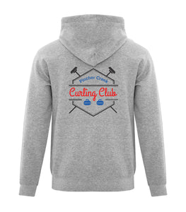 UNISEX EVERYDAY FLEECE HOODIE - ATCF2500 - PC CURLING CLUB - PATCH & HP