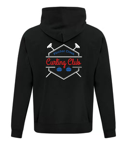 UNISEX EVERYDAY FLEECE HOODIE - ATCF2500 - PC CURLING CLUB - PATCH & HP