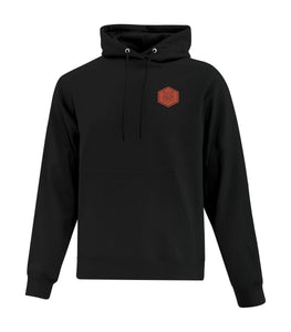 YOUTH EVERYDAY FLEECE HOODIE - ATCY2500 - PC CURLING CLUB - PATCH & HP