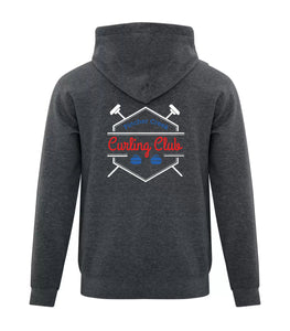 UNISEX EVERYDAY FLEECE HOODIE - ATCF2500 - PC CURLING CLUB - PATCH & HP