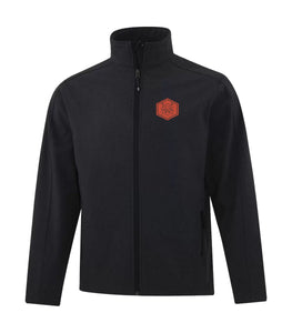 MEN'S COAL HARBOUR SOFT SHELL JACKET - J7603 - PC CURLING CLUB - PATCH