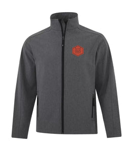 MEN'S COAL HARBOUR SOFT SHELL JACKET - J7603 - PC CURLING CLUB - PATCH