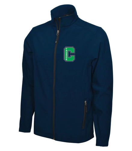 UNISEX/MEN'S COAL HARBOUR SOFT SHELL JACKET - J7603 - CLARESHOLM THUNDER - EMB