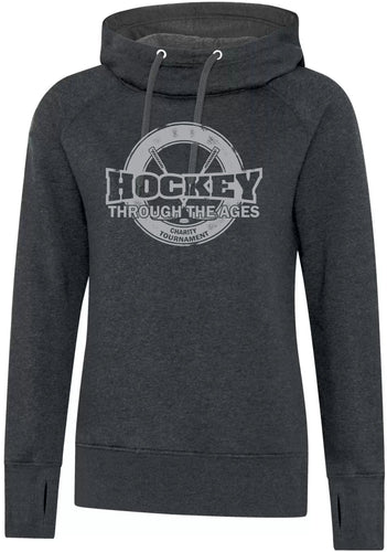 VINTAGE LADIES' SWEATSHIRT - L2045 - ADULT - HOCKEY THROUGH THE AGES LOGO - HP