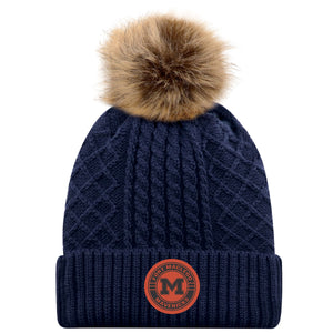 LADIES' POM POM TOQUE - 1E140L - FM MAVERICKS HOCKEY - PATCH