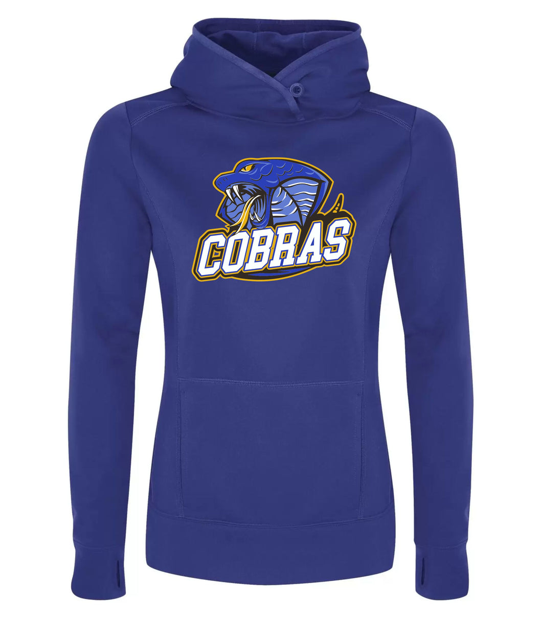 LADIES' ATC GAME DAY HOODIE - L2005 - CLARESHOLM COBRAS FOOTBALL - HP FULL FRONT