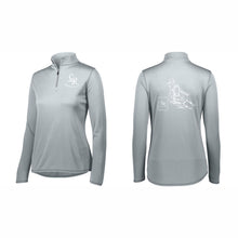 Load image into Gallery viewer, LADIES' ATTAIN WICKING 1/4 ZIP PULLOVER - #2787 - LET'S RACE - HP "BARREL RACER"