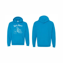 Load image into Gallery viewer, UNISEX HOODED SWEATSHIRT - 18500 - LET'S RACE - HP