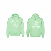 Load image into Gallery viewer, UNISEX HOODED SWEATSHIRT - 18500 - LET'S RACE - HP "STRONG IS FAST"