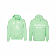 Load image into Gallery viewer, UNISEX HOODED SWEATSHIRT - 18500 - LET'S RACE - HP "HOUSEWORK CAN WAIT"