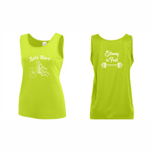 Load image into Gallery viewer, LADIES' TRAINING TANK - #1705 - LET'S RACE - HP "STRONG IS FAST"