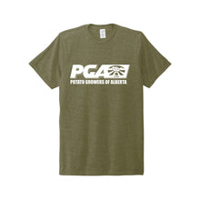 Load image into Gallery viewer, YOUTH ALLMADE TRI-BLEND TSHIRT - AL207CA - POTATO GROWERS OF AB - HP FULL FRONT