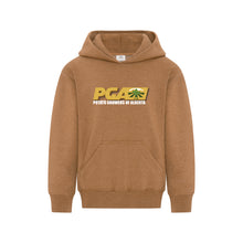 Load image into Gallery viewer, YOUTH EARTH WASH FLEECE HOODIE - ATCY6500 - POTATO GROWERS OF AB - HP FULL FRONT