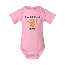 Load image into Gallery viewer, RABBIT SKINS INFANT BODYSUIT - 4424 - POTATO GROWERS OF AB - SP "OUR LIL' SPUD"