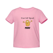 Load image into Gallery viewer, RABBIT SKINS INFANT TSHIRTS - 3322 - POTATO GROWERS OF AB - SP "OUR LIL' SPUD"