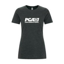 Load image into Gallery viewer, LADIES' KOI ELEMENT RING SPUN TSHIRT - KOI8060L - POTATO GROWERS OF AB - HP FULL FRONT