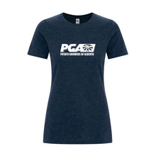 Load image into Gallery viewer, LADIES' KOI ELEMENT RING SPUN TSHIRT - KOI8060L - POTATO GROWERS OF AB - HP FULL FRONT