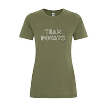 Load image into Gallery viewer, LADIES' KOI ELEMENT RING SPUN TSHIRT - KOI8060L - POTATO GROWERS OF AB - HP "TEAM POTATO"