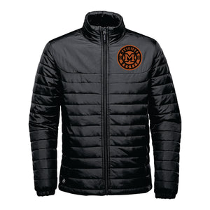MENS QUILTED JACKET- CUSTOM PATCH QX-1