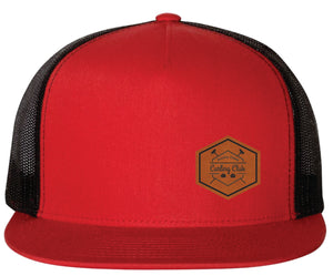 YP CLASSICS FIVE-PANEL CLASSIC TRUCKER CAP - 6006 - PC CURLING CLUB - PATCH